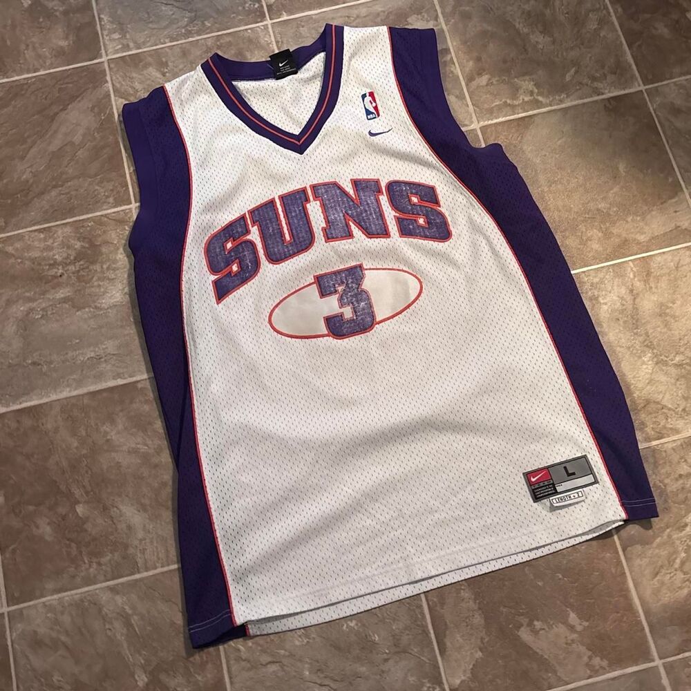 Vintage 2000s Y2K Nike Suns Marbury Jersey, faded Size L